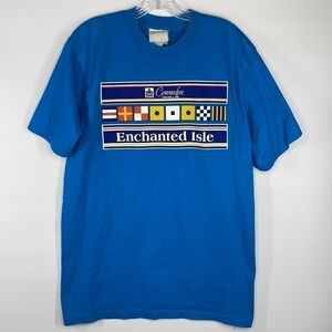 Vintage Commodore Cruise Line Cotton Tshirt Size XL